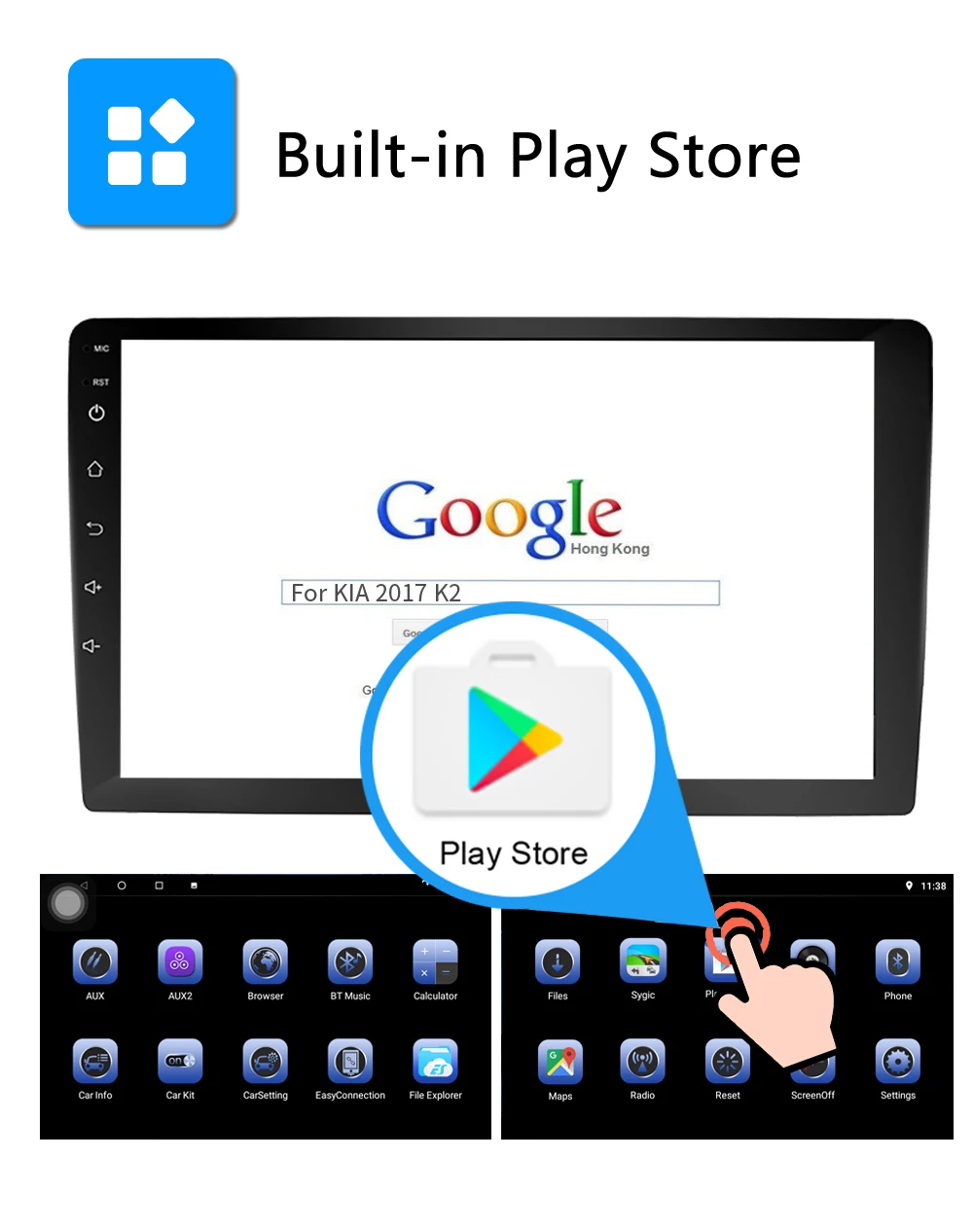Clearance 4G/2GRAM For KIA Sportage R / Sportage 2009-2015 9 inch 1024*600 screen Car Android radio gps one din car IPS screen player BT 9