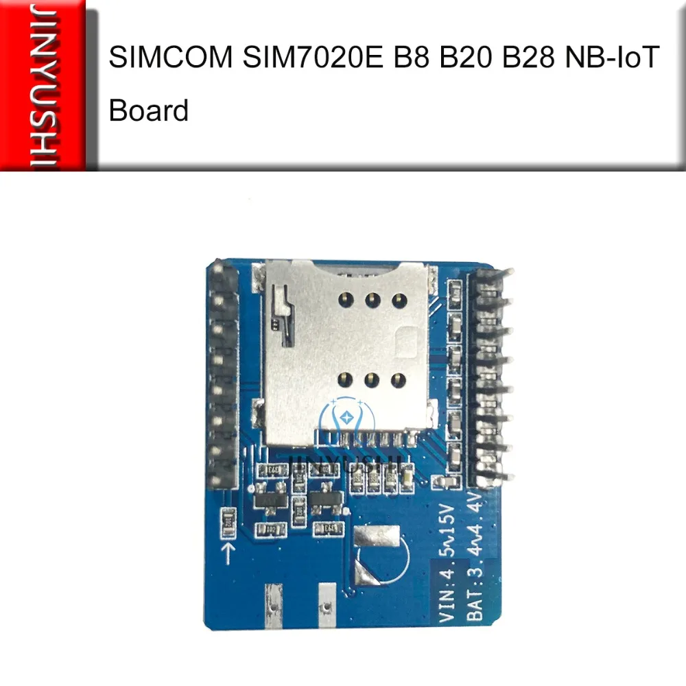 JINYUSHI Новое поступление! SIM7020 SIM7020E макетная плата B1/B3/B5/B8/B20/B28 LTE NB-IoT SMT Тип M2M модуль вместо SIM800C