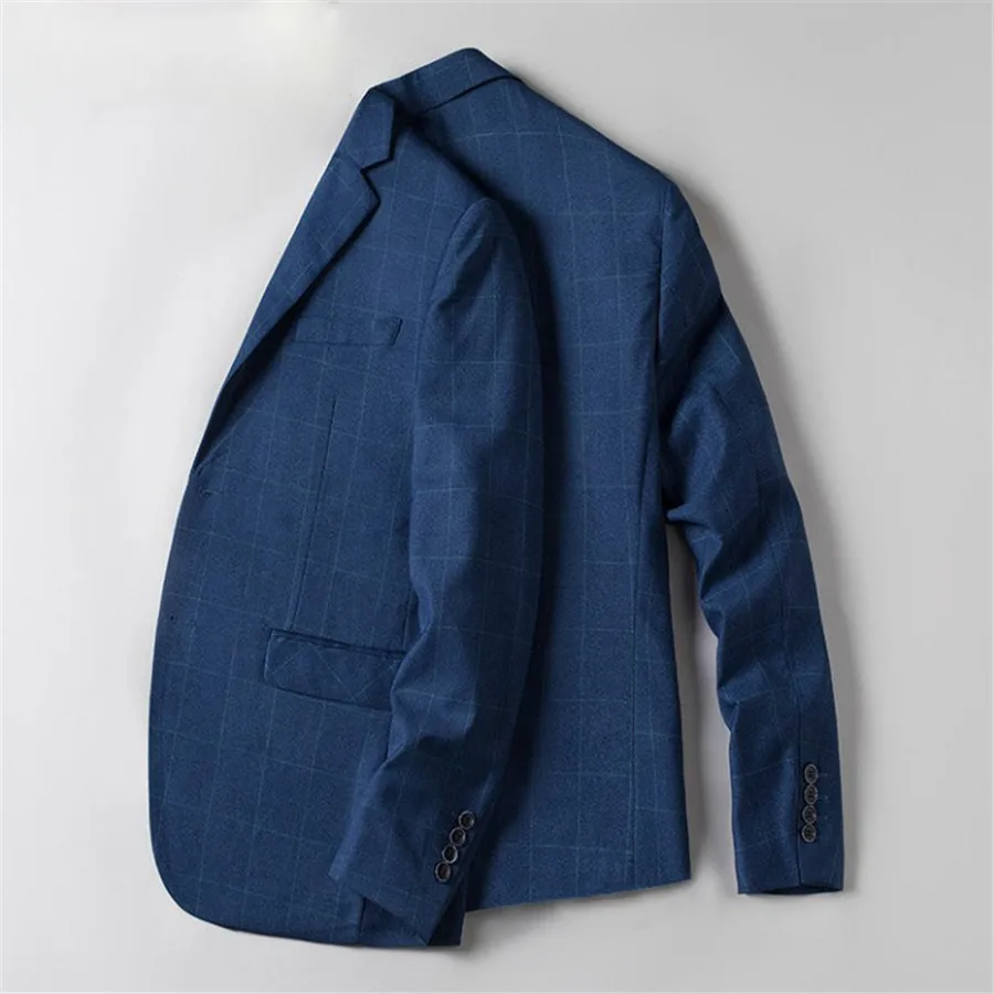 Блейзер Для мужчин Modis Slim Fit с длинным рукавом Повседневное пальто плюс Размеры 4Xl