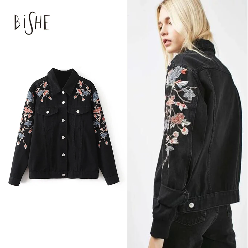 Online Get Cheap Jean Jacket Black -Aliexpress.com
