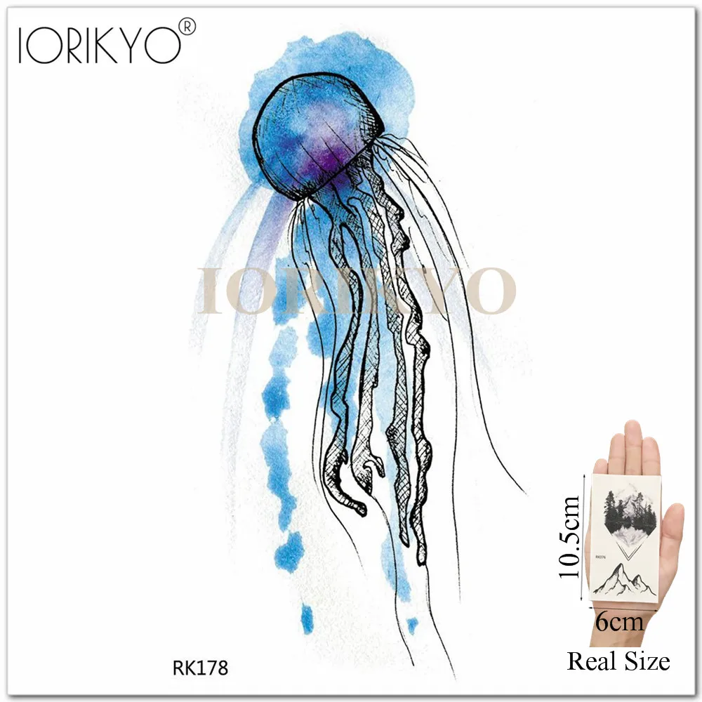 IORIKYO Galaxy Lion Flash Tatoo женский боди арт временная татуировка для рисования мужской