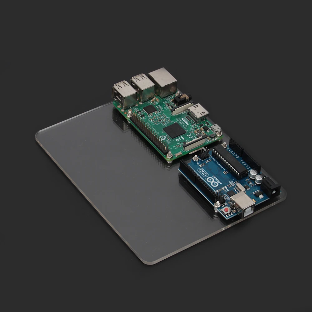 Raspberry Pi 3 Model B акриловая Монтажная пластина DIY Прототип экспериментальная платформа для UNO R3 для Raspberry Pi 2 Чехол