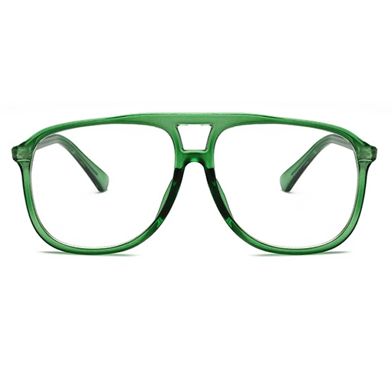 ALOZ MICC новые мужские большие солнцезащитные очки женские яркие цвета модные солнцезащитные очки из ацетата Женские винтажные очки Q81 - Цвет линз: C10-Green-Clear