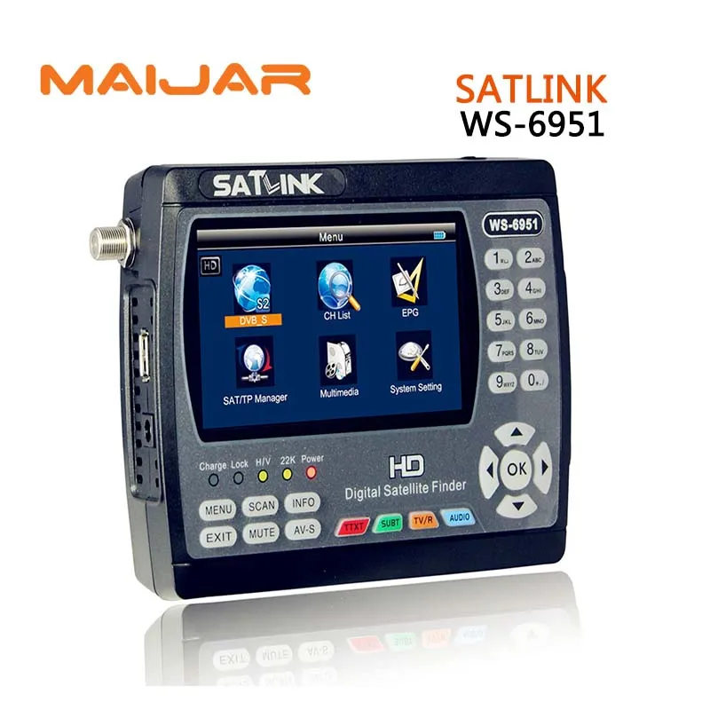 

[GENUINE] Digital satellite finder meter WS6951 Digital terrestrial signal satlink ws-6951 for signal search meter finder