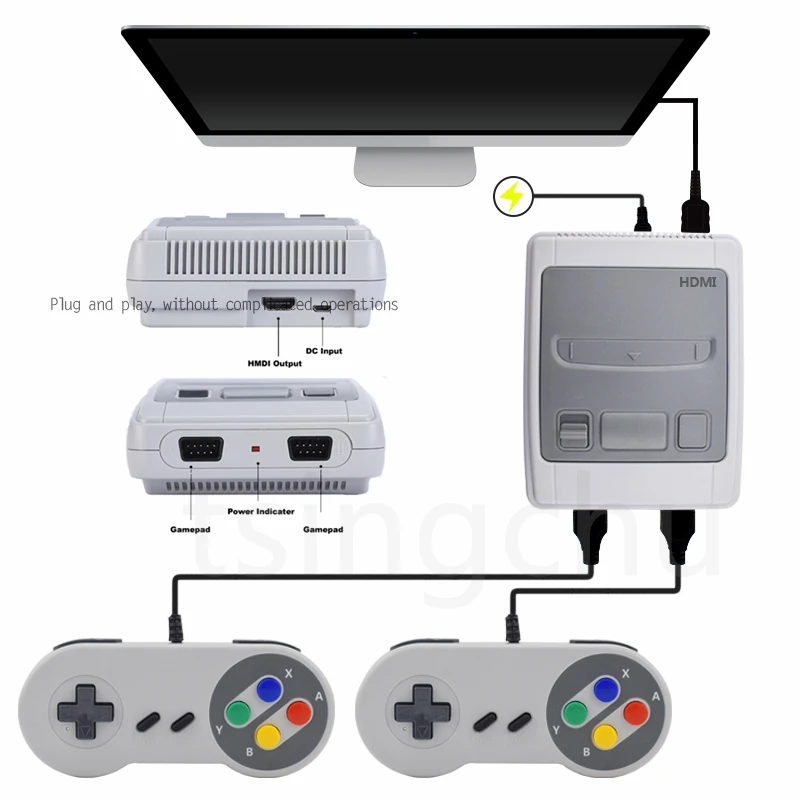 Новинка AV 620 HDMI600/621 Ретро ТВ Видео игровая консоль Ручной игровой плеер 8Bit