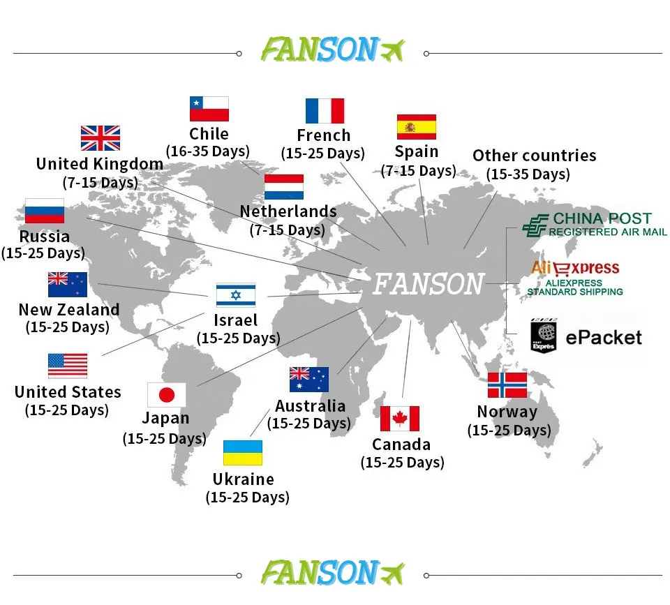 FANSON 6 шт./компл. модные водонепроницаемые сумки на двойной молнии из полиэстера для мужчин и женщин сумки для путешествий