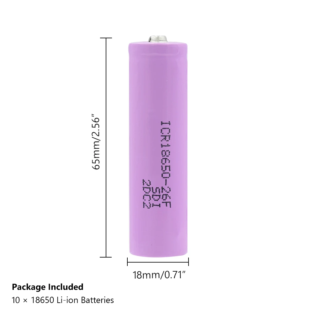 18650 Батарея 3 7 V 2600mAh Li Po литий электронная сигарета Перезаряжаемые батареи
