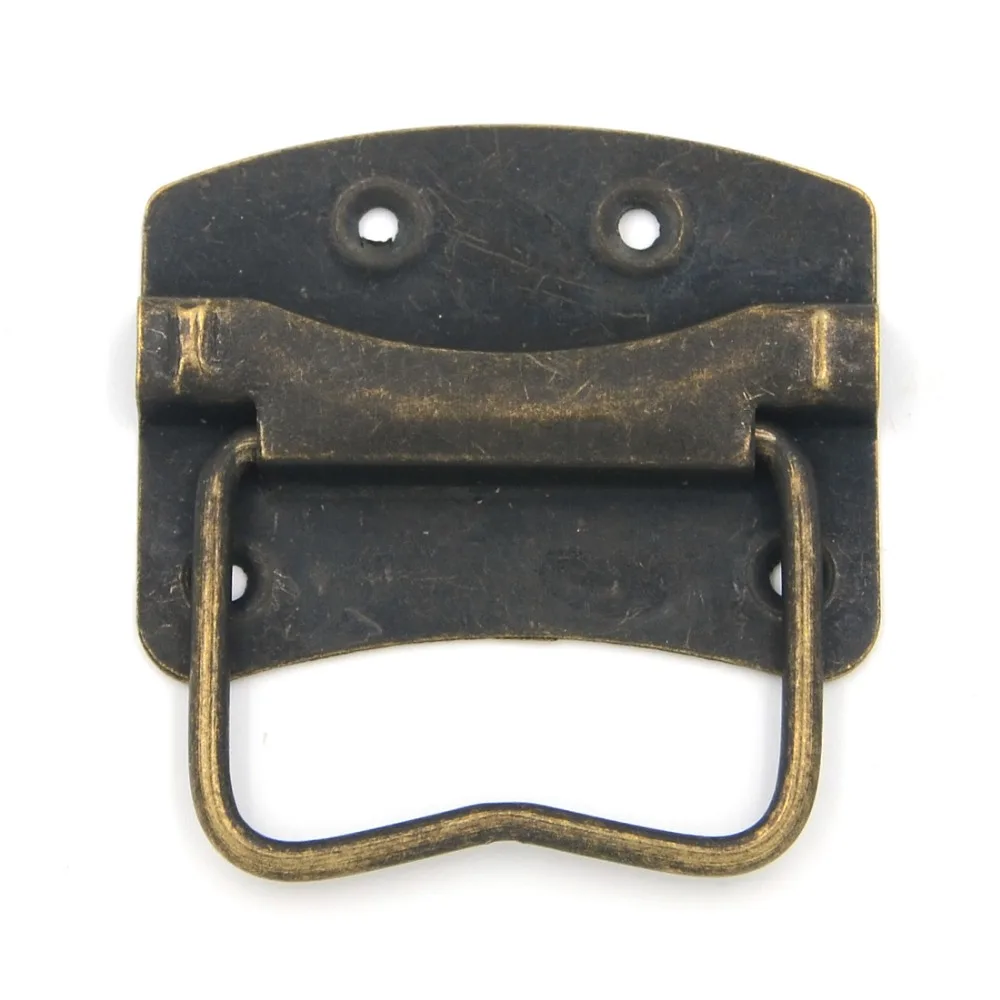 

2pcs 54x42mm Drawer Cabinet Handle Pull Wooden Box Door Wardrobe Bronze Vintage Cupboard New