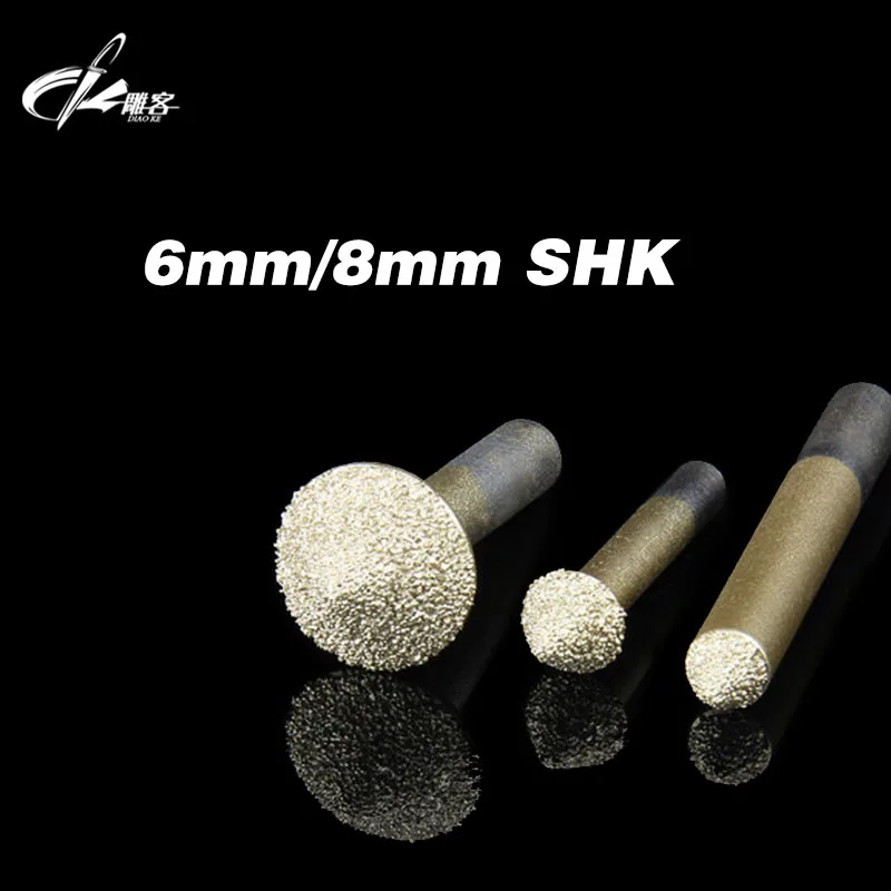 1PCS 8mm SHK Stone Carving Bits For 3D Deep Relief/CNC Tools Bit