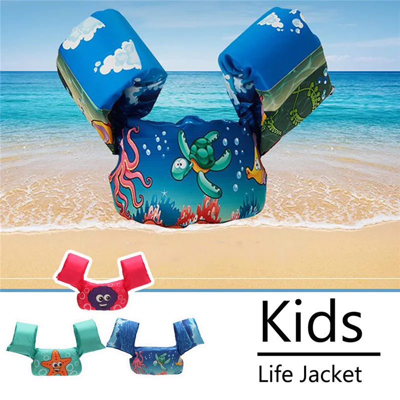 Kids Child Puddle Jumper Life Jacket Vest Swim Trainers Arm Floats