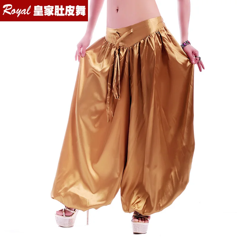 New Silk imitation Pants American Tribal Style Belly dance Pant Bellydance Clothes Bellydancing Performance Costume ATS Bloomers