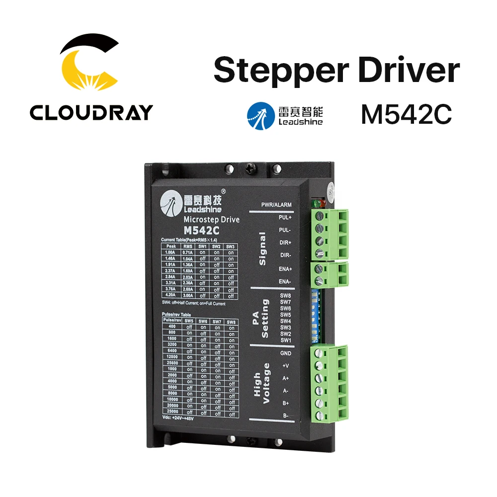 cloudray leadshine 2 driver passo fase m542c 20 50 vac 10 42a 01