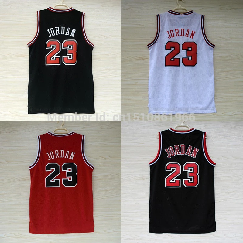 Michael Jordan Retro Throwback Basketball Shirt Basketball Jersey Number #23 Jordan Basketball Jersey Red Yellow|jersey trade|jersey jerseysjersey aaa -