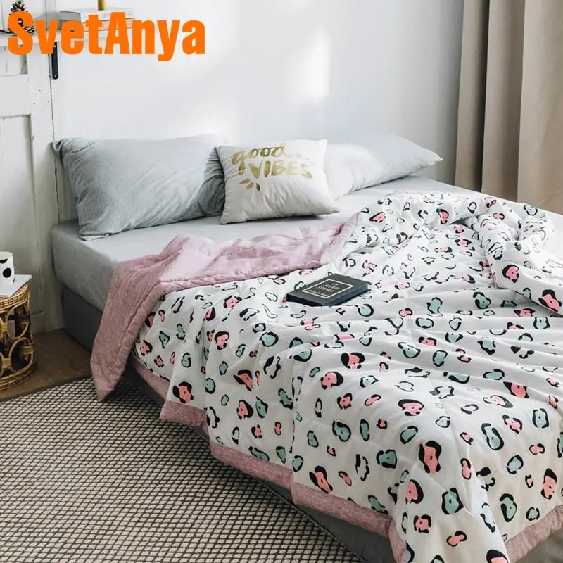 

Svetanya print Quilt Cotton bedding Throws Blanket (no Pillowcase)