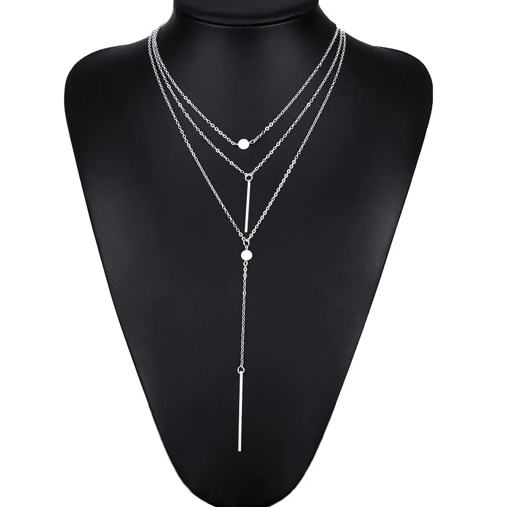 KISSWIFE, богемное модное женское ожерелье, s& Кулоны, 3 многослойные ожерелья с кисточками, очаровательное массивное ожерелье для женщин, свитер