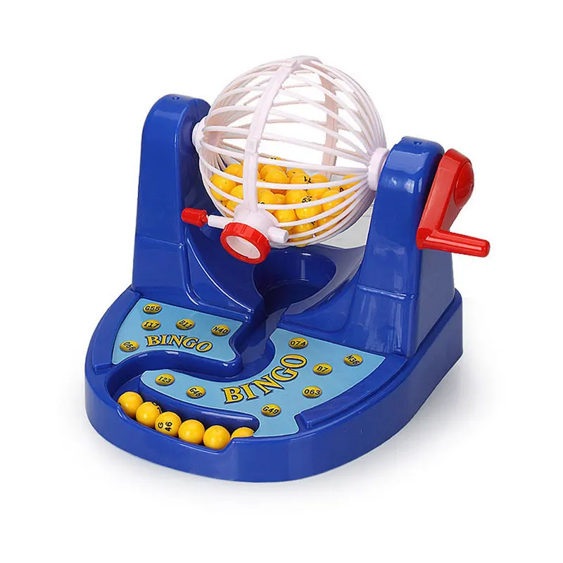 

Mini Party Board Game Lucky Number Picking Machine Lottery Bingo Games Shake Lucky Ball Entertainment Educational Toys for Kids