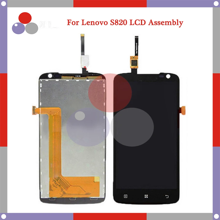 

Highest quality For lenovo S820 LCD Screen Display + Touch Screen Digitizer Assembly Free Shipping