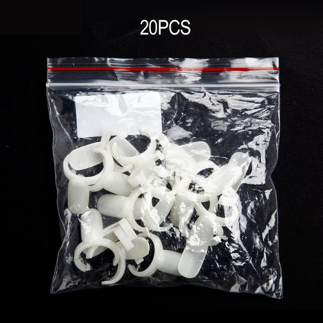 False Nail Tips Color Card Transparent White Buckle Ring Nail Art Practice Tools Manicure Patterns gel lacquer