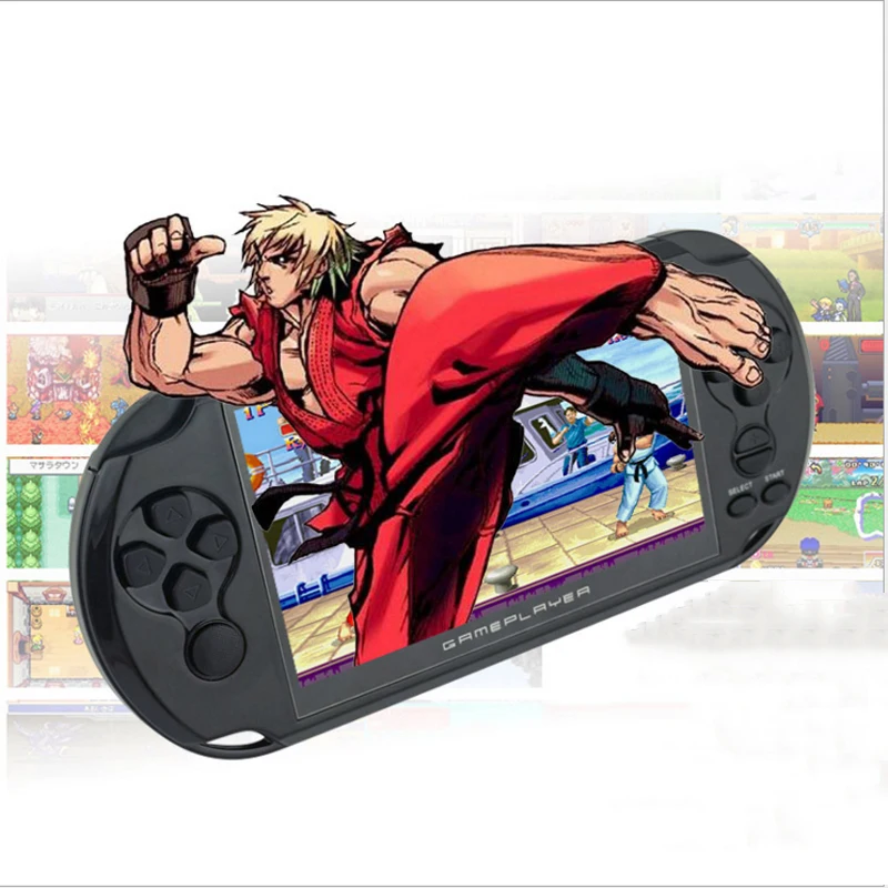 

New Arrival 5.0 Inch Large Screen Handheld Game Player Support TV Out Put With MP3/Movie Camera Multimedia Video Game Console