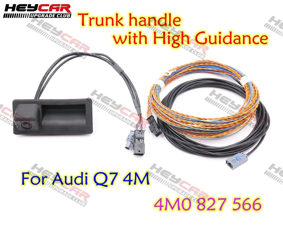 Для Audi Q7 4 м заднего вида Камера багажник ручка с высоким руководство линейный провод жгут 4M0 827 566 4M0827566