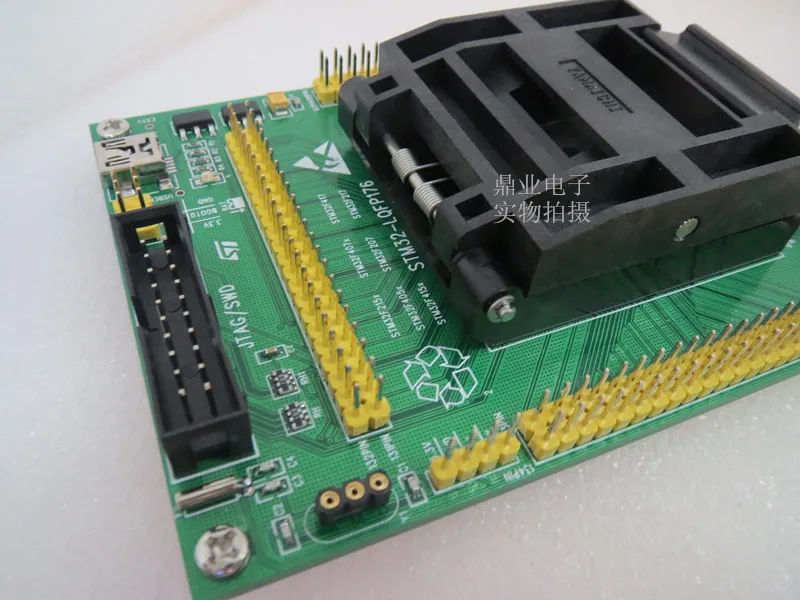 STM32F215/407/417/405207/217 LQFP176 burn-в гнездо золотое покрытие тестовая плата для интегральных схем сиденье Тесты гнездо Тесты скамья