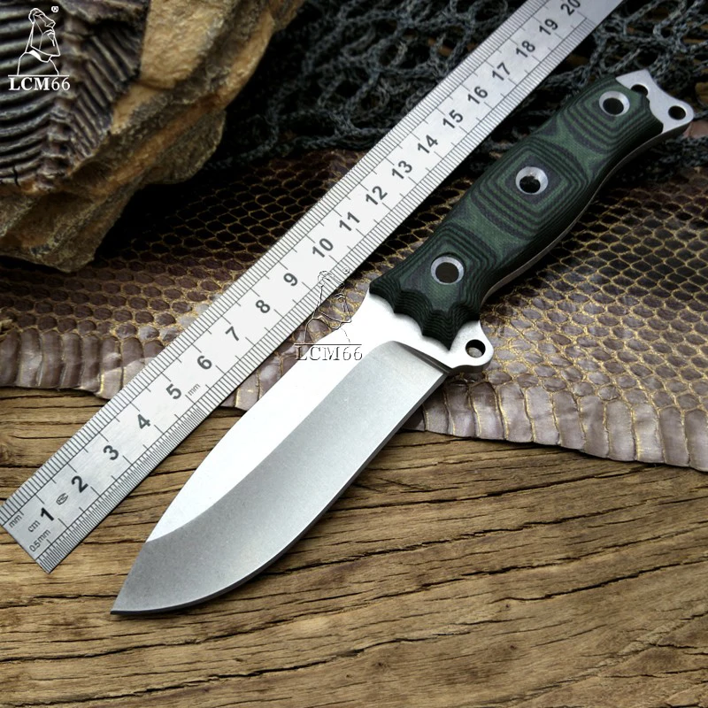 

LCM66 high quality Tactical Small Fixed Knives,D2 Blade Double colorG10 Handle Survival Knife,Camping Rescue Knife.Outdoor knife