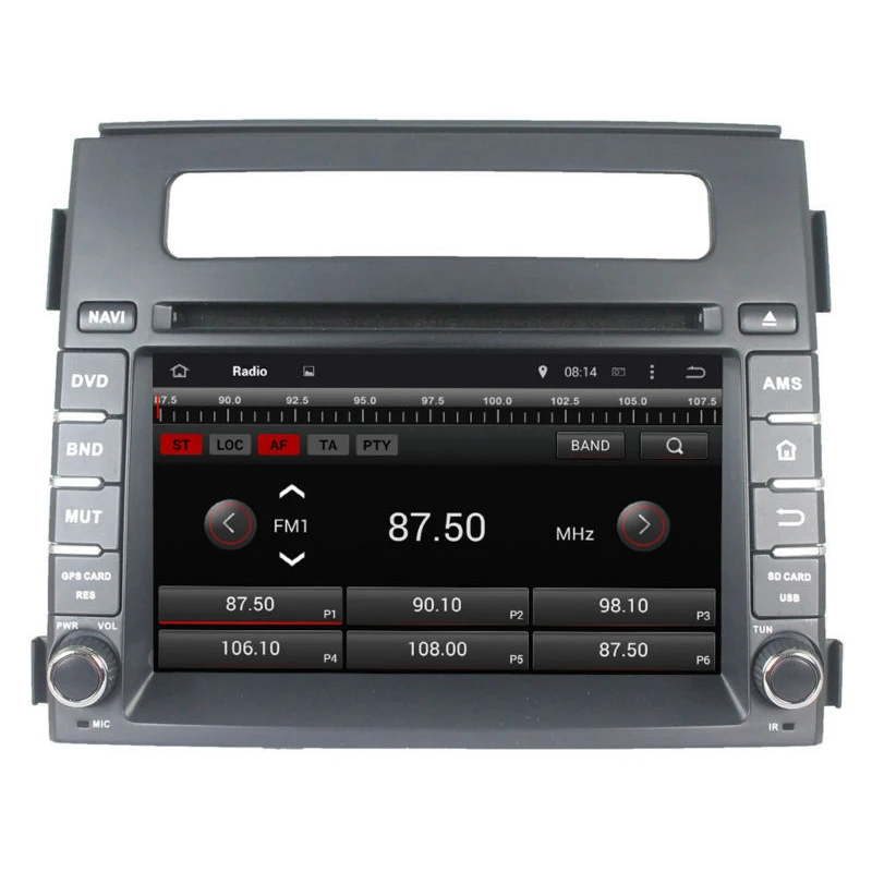 Для 2 DIN емкостный Android 5.1 4 core сенсорный экран Kia Soul 2013 2014 dvd плеер GPS с BT список Ipod Wi Fi