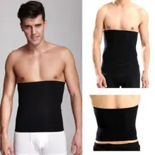 Body Shaper Обёрточная бумага сжигатель жира пояс Для мужчин тонкий животик живот Body Shaper сжатия тренер жилет нижнее белье Корректирующее белье