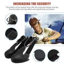 1 пара анти-разбив скольжению унисекс стальной носок защитная обувь универсальный безопасности промышленности защитные боты черный