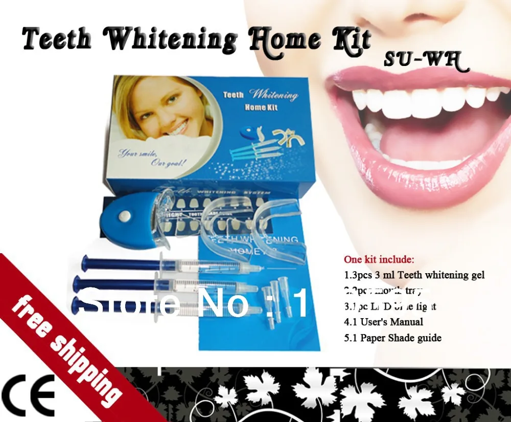 

Free shipping!!2 boxes best sales home teeth whitening kits,gel for withening teeth