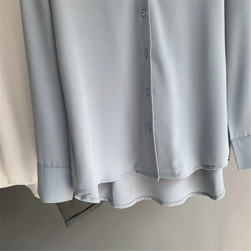 High Quality Blouse Ladies Chiffon Office Career Shirts Tops 2018 Fashion Long Sleeve Blouses Femme Blusa Formal Office Blouse (5)