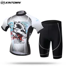 XINTOWN Велосипедное Джерси нагрудник шорты Наборы для мужчин mtb велосипедные костюмы летние белые черные мужские Ropa Ciclismo велосипедные рубашки