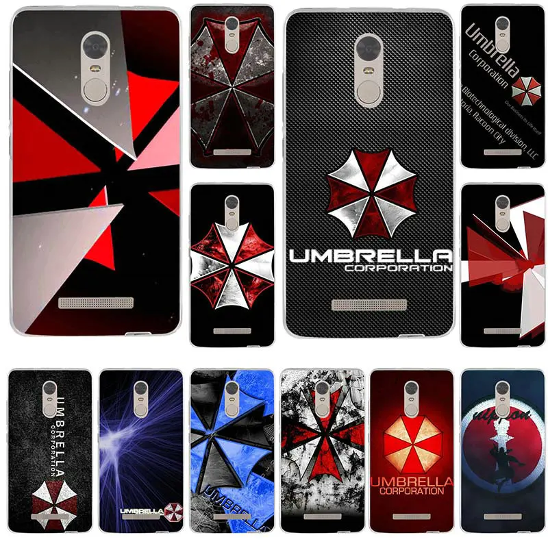 Корпорация Umbrella из кинофильма мягкий TPU мобильный чехол для телефона Xiaomi Redmi Mi Note 2