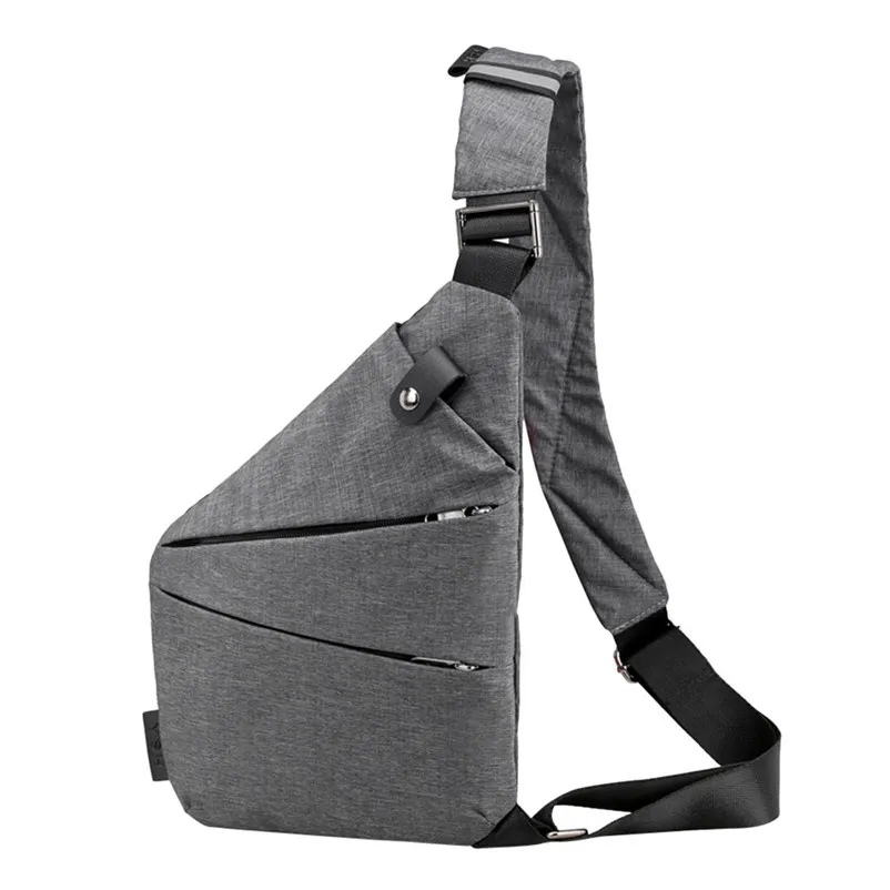  Fashion Chest Bag Men Women Sling Bag Casual Canvas Chest Anti Theft Crossbody Bags High Quality Sh - 32894168677
