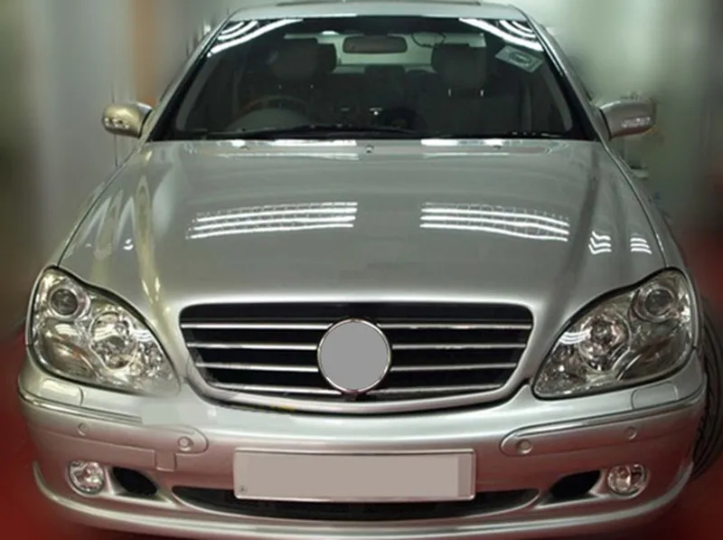 Для S CLASS W220 решетка сетки 2000-2002 год Передняя гонки решетка гриль Замена Передняя Решетка переднего бампера