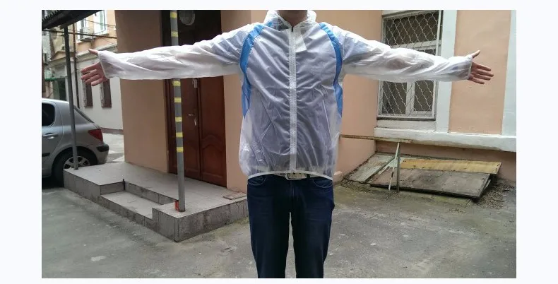 ROCKBROS MTB Cycling Jersey MultiFunction Jacket Rain Waterproof Windproof TPU Raincoat Bike Bicycle Equipment Clothes 3 Colors