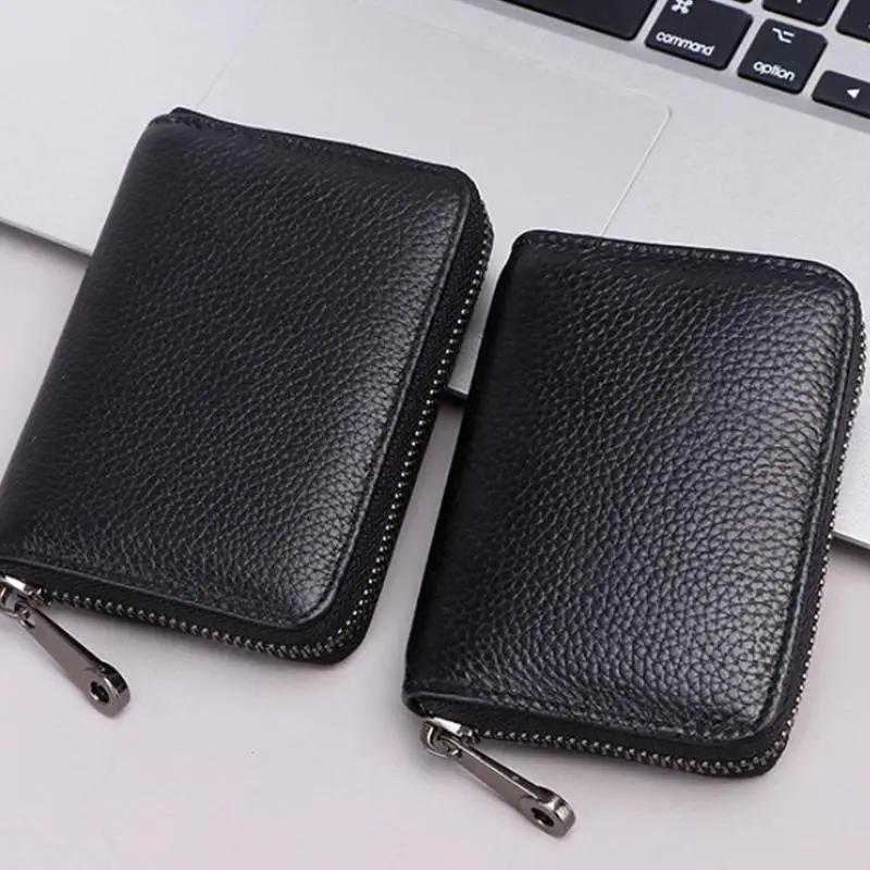 Men Wallet Credit Card Holder PU RFID Blocking Pocket Purse