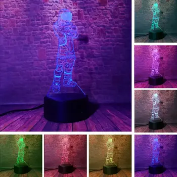 

Battle Royale Dark Voyager Figure 3D Nightlight Visual Illusion LED 7 Colors Changing Light Game Model Toys