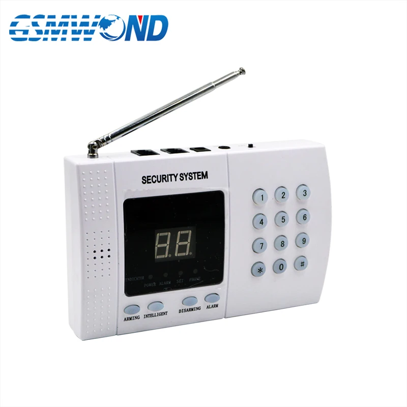 Wireless pstn alarm system With 100 Sensor to Transmission Freqency 433mhz White Home Security Alarm | Безопасность и защита