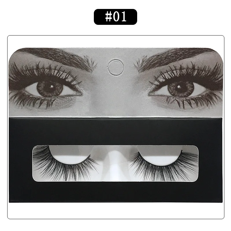 

Mangodot 1 Pairs Natural False Eyelashes Mink Eyelashes Long Makeup 3d Mink Lashes Extension Eyelash Fake Lashes Full Strip Lash
