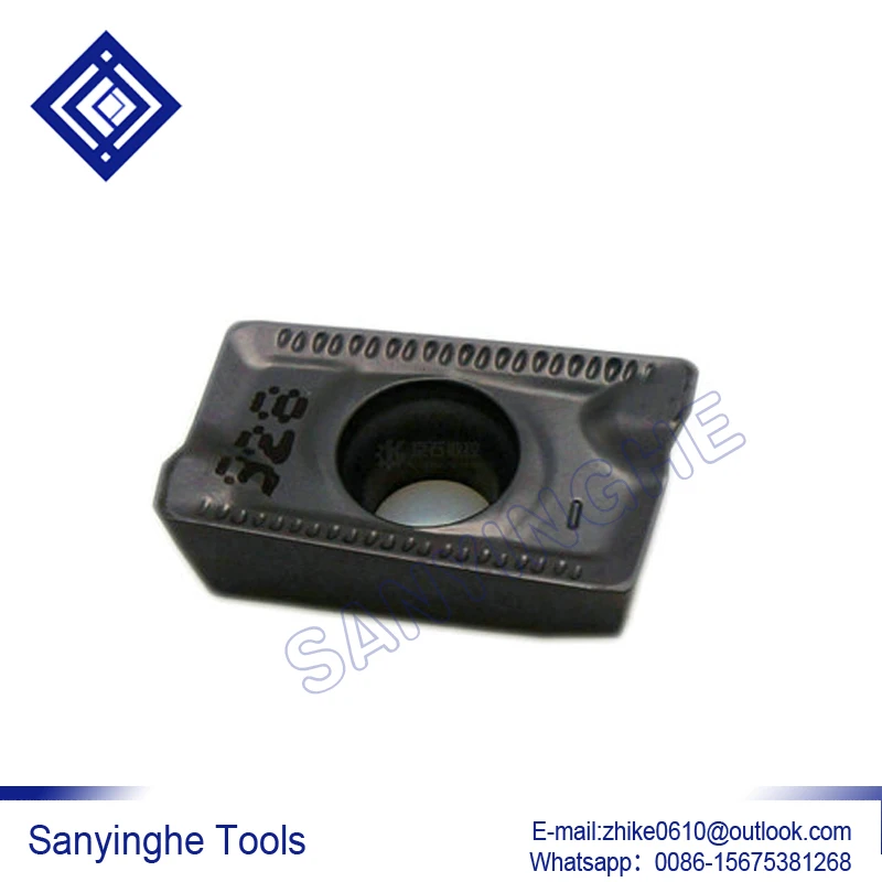 

free shipping high quality 50pcs/lots R390-11T304M-PM 4240 / R390-11T308M-PM 4240 cnc carbide milling insert