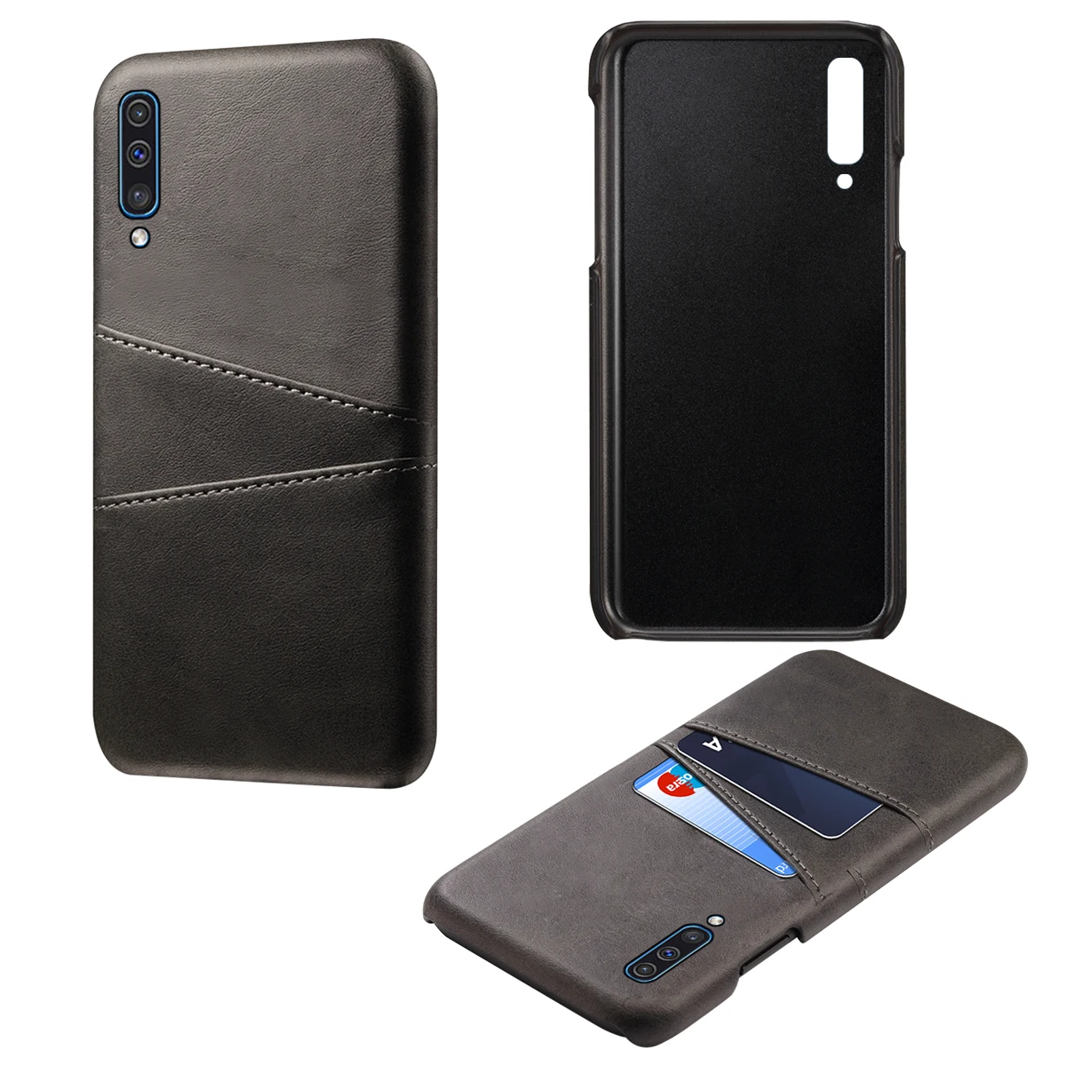 

KEYSION Slim Luxury PU Leather for Samsung Galaxy A50 A30 A20 A40 Case Back Cover Protective Card Holder For Samsung A7 2018 A70
