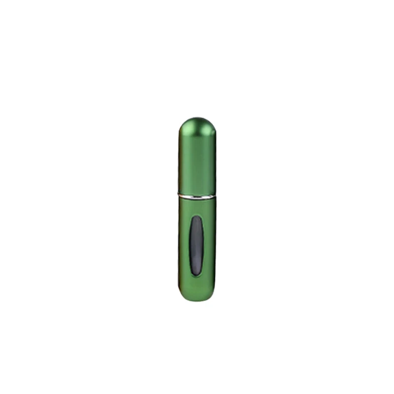 5 мл портативный мини алюминиевый многоразовый флакон духов с распылителем пустые косметические контейнеры с распылителем для путешественника - Цвет: green J