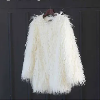 

Fur & Faux Fur Casual Fur Coat Female 2020 New Autumn Winter Fashion Lamb Fur wool Plush Coat Women Coat NUW534