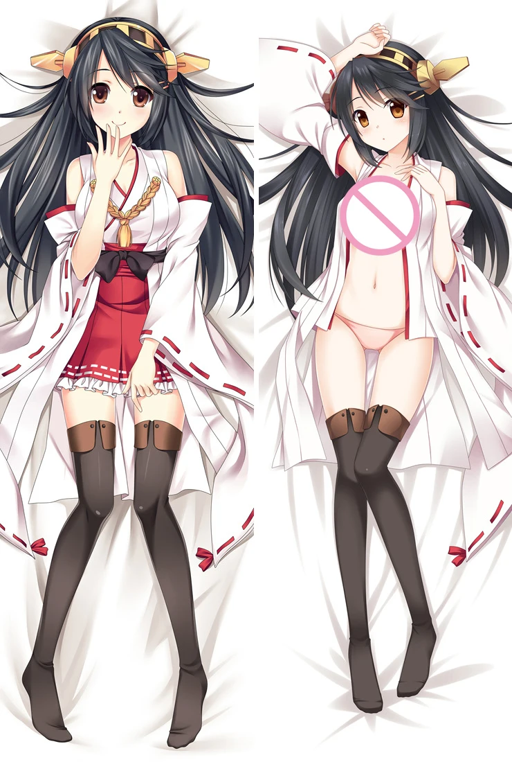 

Japan Anime Kantai Collection KanColle characters sexy girl Haruna otaku Dakimakura throw pillow cover Hugging Body pillowcase