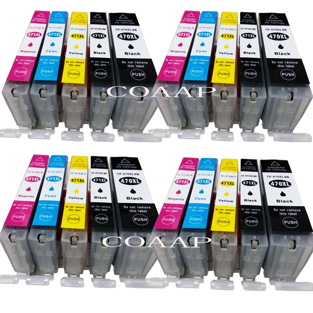 Картриджи для Canon pgi 470 cli 471 совместимые с чернилами струйного принтера CANON PIXMA MG5740