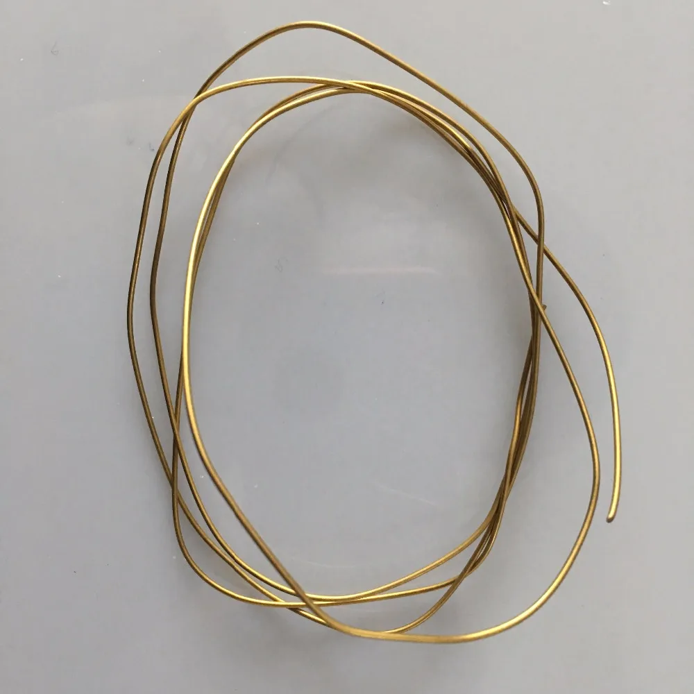 

1roll/lot YT1315 Diameter 1.0mm Brass Wire Copper Alloy Free Shipping 1meter Sell at a Loss H62 Copper Zinc Alloy