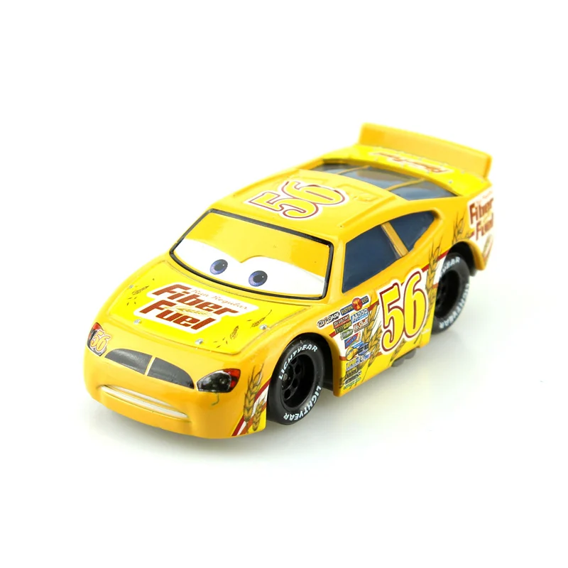 Дисней мультфильм Pixar тачки № 56 гоночные машинки 1:55 литья под давлением брендовые игрушки из металлических сплавов подарок на день рождения Рождество для детей Машинки Игрушки - Цвет: No 56