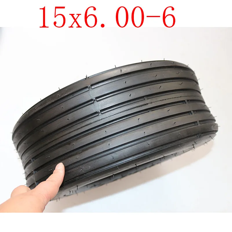 Good Quality Small Harley Widened Tire 15x6.00-6 Motorcycle Rim, Tubeless Tire Four Wheel Tire Vacuum Road Tire