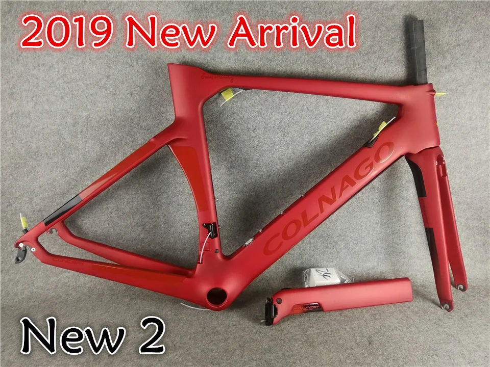 Flash Deal 13 painting T1000 UD Colnago Concept carbon road frame bicycle Frameset With BB68/BB30 XXS/XS/S/M/L/XL for your selection 2